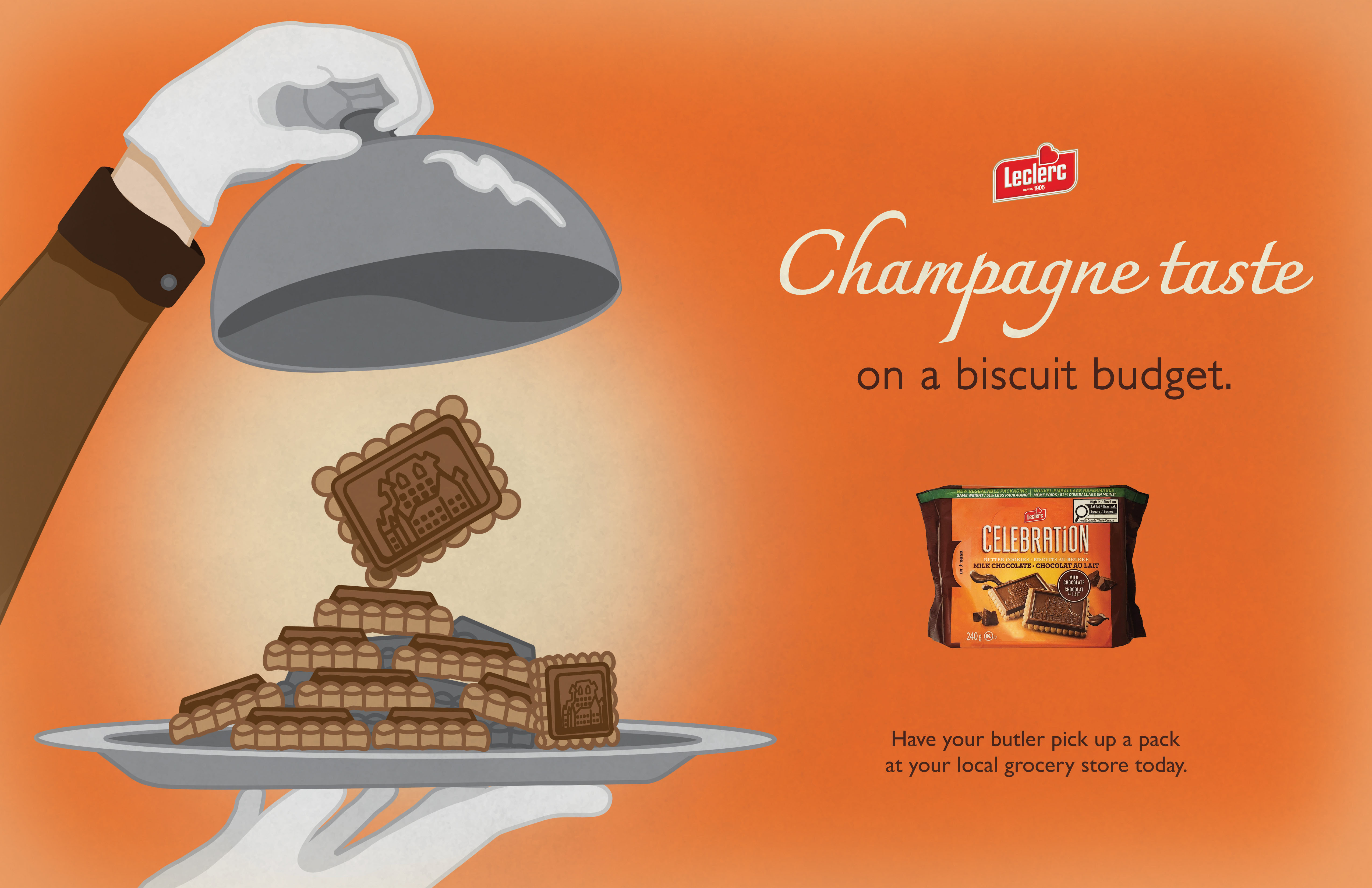 magazine ad for celebration cookies